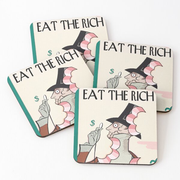 Item preview, Eat the rich (New Yorker) designed and sold by Glen Le Lievre.