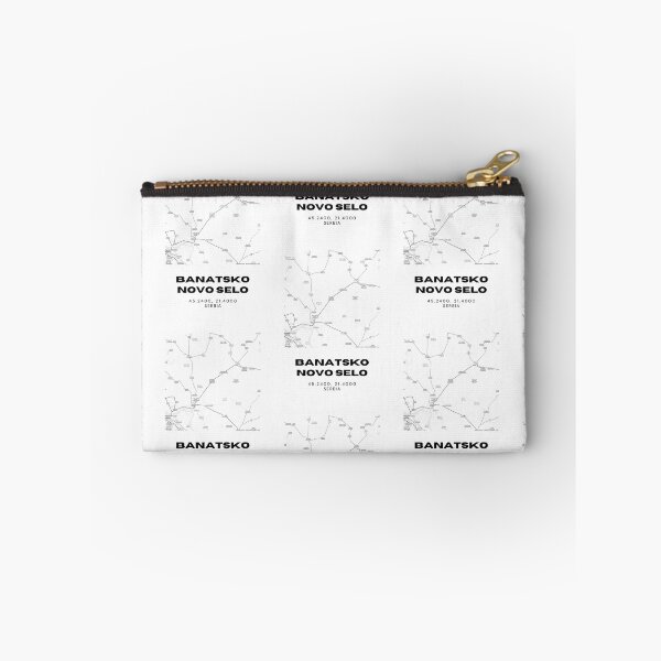 Item preview, Banatsko Novo Selo Serbia Map Print | Minimalist City Road Map Wall Art designed and sold by RM-Journey.