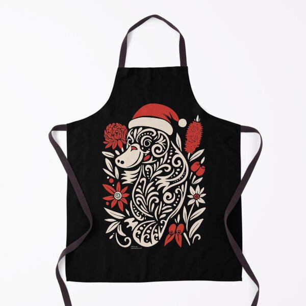 Item preview, Tribal Platypus Christmas – Tattoo-Inspired Design designed and sold by LMIdesigns.