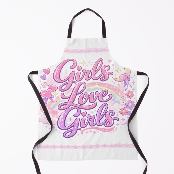 Item preview, Girls Love Girls – Cute Pastel Yuri Typography Design designed and sold by Item Geeks.