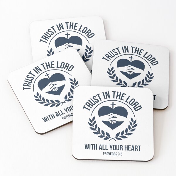 Item preview, Trust in the Lord With All Your Heart – Proverbs 3:5 Christian Design designed and sold by LawsonPrints.