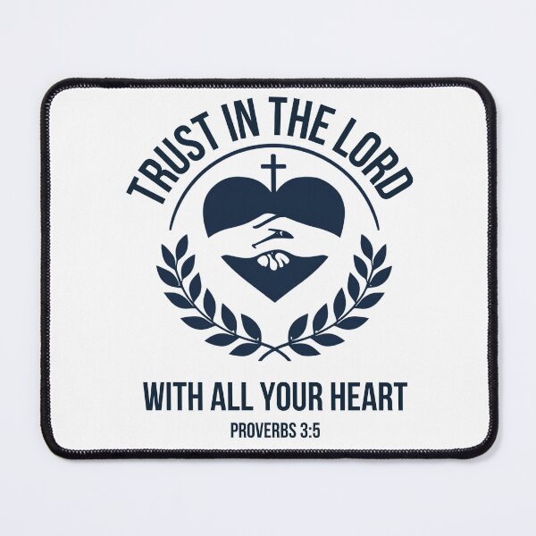 Item preview, Trust in the Lord With All Your Heart – Proverbs 3:5 Christian Design designed and sold by LawsonPrints.