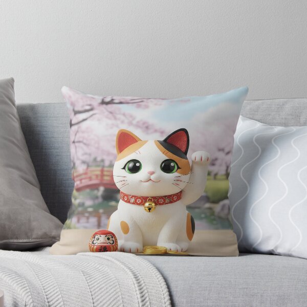 Item preview, Kawaii Japanese Calico Cat  designed and sold by kiradax17.