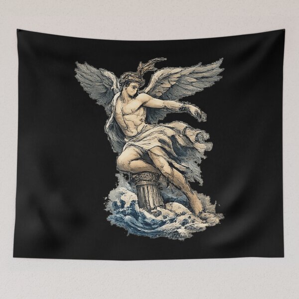 Item preview, Hermes Messenger of the Gods Sketch designed and sold by turanco.