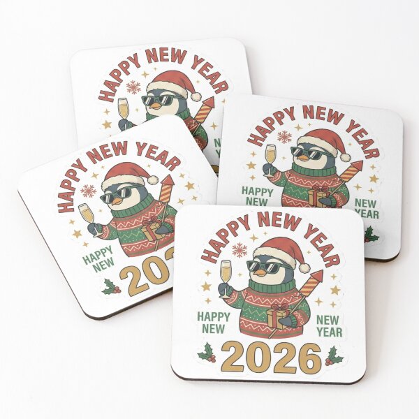 Item preview, Happy New Year 2026 Retro Groovy Vintage Style designed and sold by ArtzyFlow.