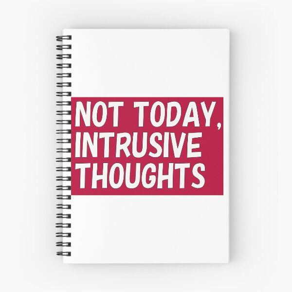 Item preview, Not Today, Intrusive Thoughts designed and sold by RaygunS.