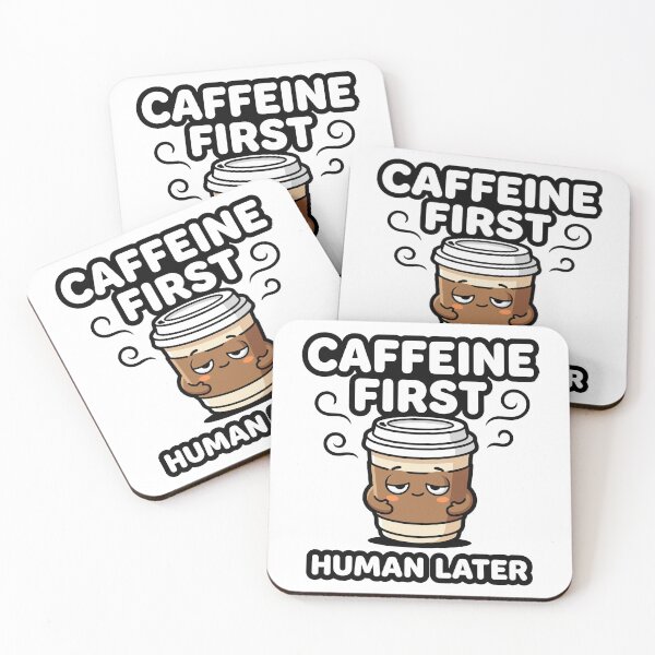 Item preview, Funny Coffee Quote Sticker designed and sold by MDSDesigns.