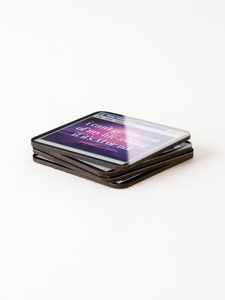 Thumbnail 4 of 5, Coasters (Set of 4), Slop Machine Retro Window designed and sold by SweetLog.