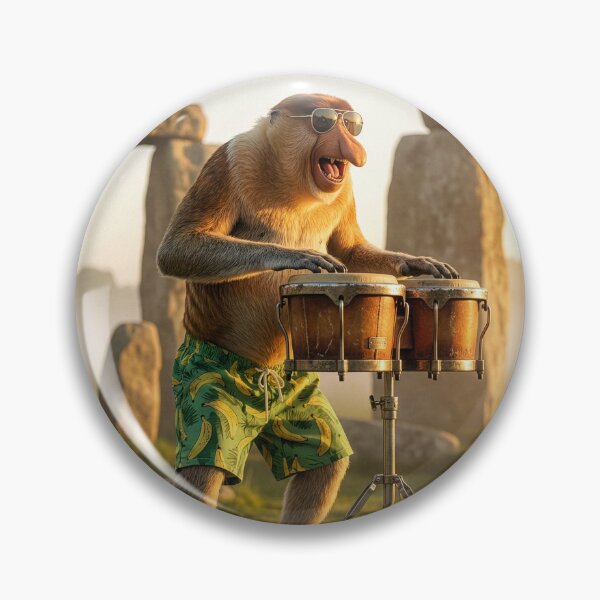 Item preview, Proboscis Monkey Turns in a Dazzling Performance designed and sold by Tridentulus.