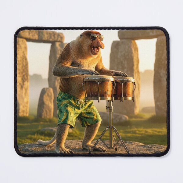 Item preview, Proboscis Monkey Turns in a Dazzling Performance designed and sold by Tridentulus.