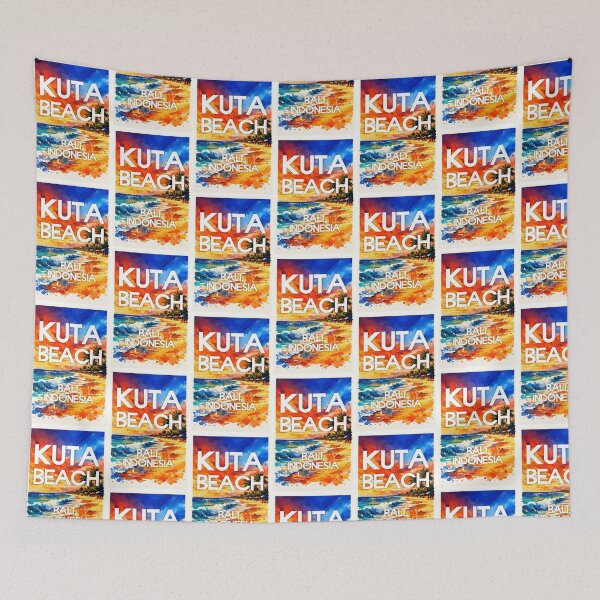 Item preview, Kuta Beach, Bali, Indonesia – Watercolor Beach Poster designed and sold by Sea Gem.