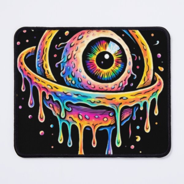 Item preview, Melting Rainbow Eye Ring – Visionary Psy Art designed and sold by House-of-Roc.