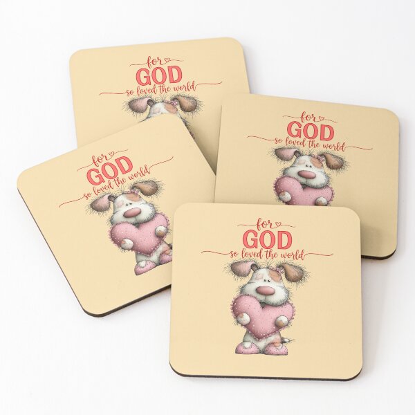 Item preview, Puppy Love-For God So Loved the World designed and sold by LovesLuLu.