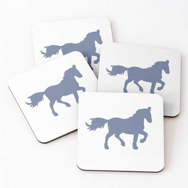 Item preview, Blue Horse Zodiac Silhouette | Cool Minimal Astrology Design designed and sold by Theo86.