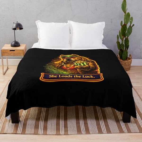 Item preview, K9 Pitboss Nala – She Loads the Luck designed and sold by MACodDesigns.