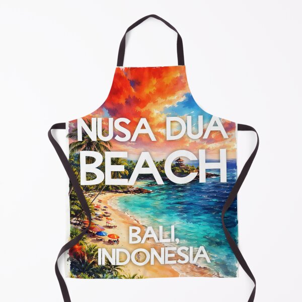 Item preview, Nusa Dua Beach, Bali, Indonesia – Watercolor Beach Poster designed and sold by Sea Gem.