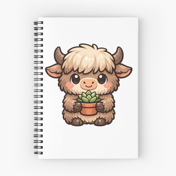 Item preview, Kawaii Yak with Succulent designed and sold by Clauxel.