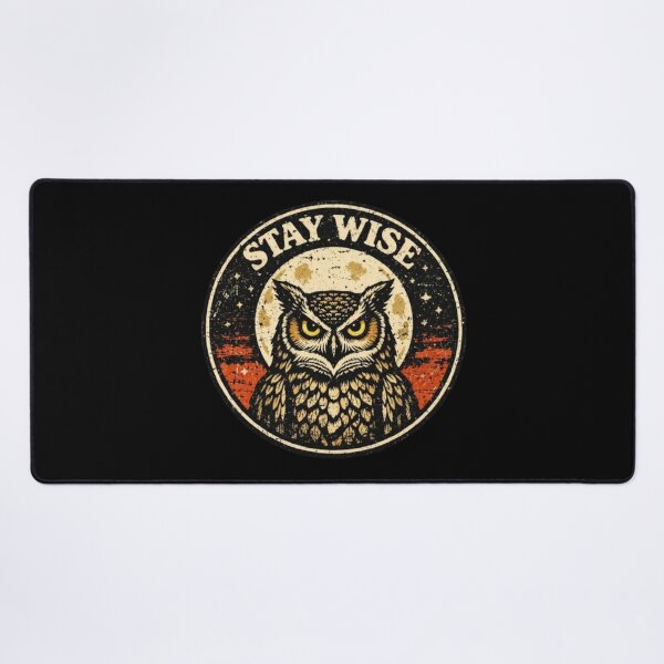 Item preview, Wise Owl Retro Badge – Vintage Nature T Shirt Illustration designed and sold by wanado.