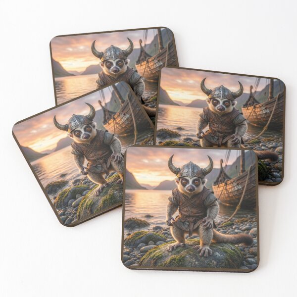 Item preview, Slow Loris Viking on the Lookout for Mayhem designed and sold by Tridentulus.