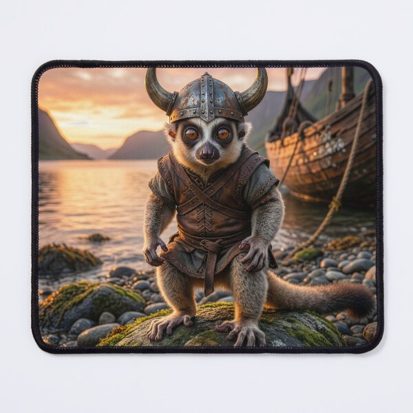 Item preview, Slow Loris Viking on the Lookout for Mayhem designed and sold by Tridentulus.