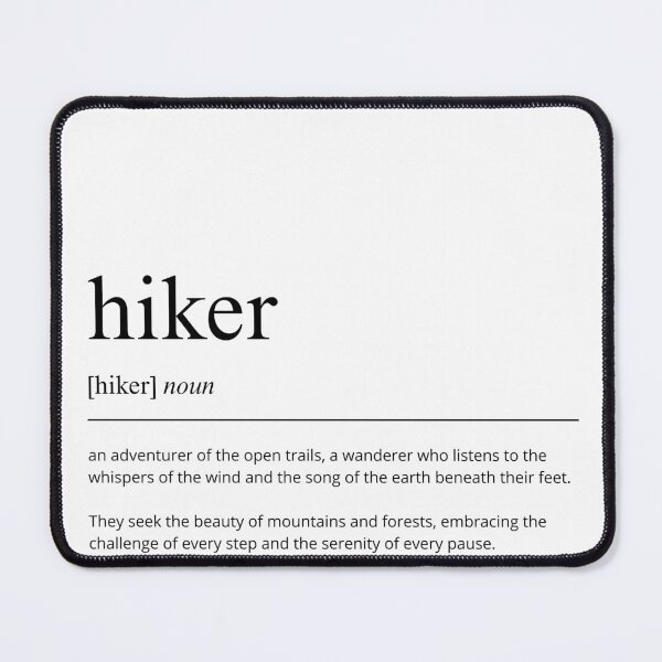 Item preview, Hiker Definition Typography Wall Art Minimal Print designed and sold by shopcanva.