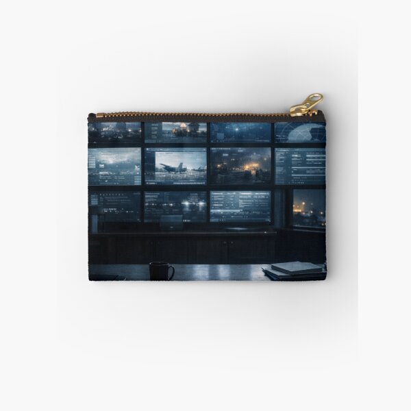 Item preview, Situation Room at Night | Institutional Surveillance Wall Art | The Last Deterrence designed and sold by Element Horizon Studio.