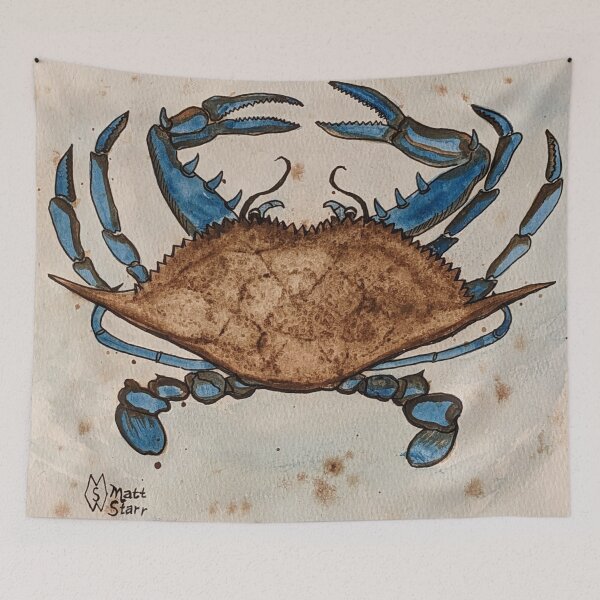 Item preview, Blue Crab  designed and sold by Matt Starr Fine Art .