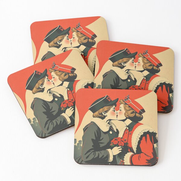 Item preview, Kissing Comrades Women with Roses  designed and sold by Beesty.
