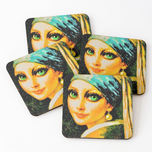 Item preview, Mystic Turquoise Eyes III - Kundalini Light - Left Profile designed and sold by SoulArtSara.
