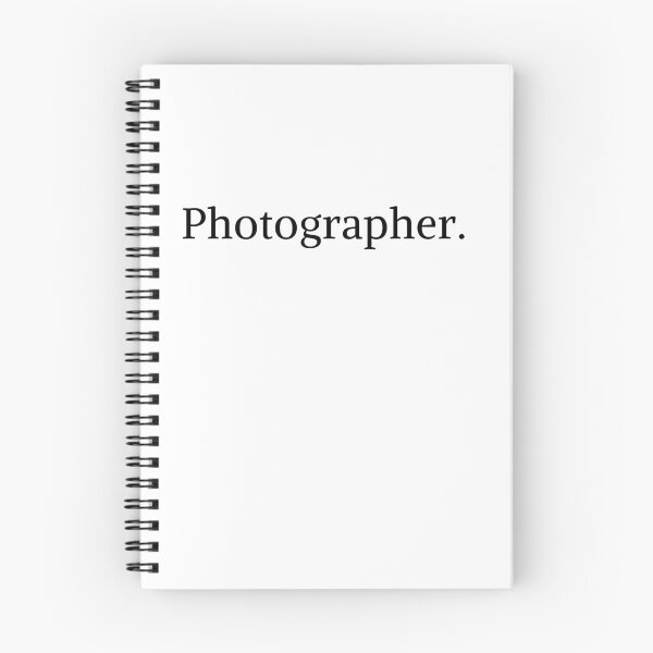 Item preview, Photographer Modern Minimal Text Design (Black) designed and sold by Mathew T Photography.