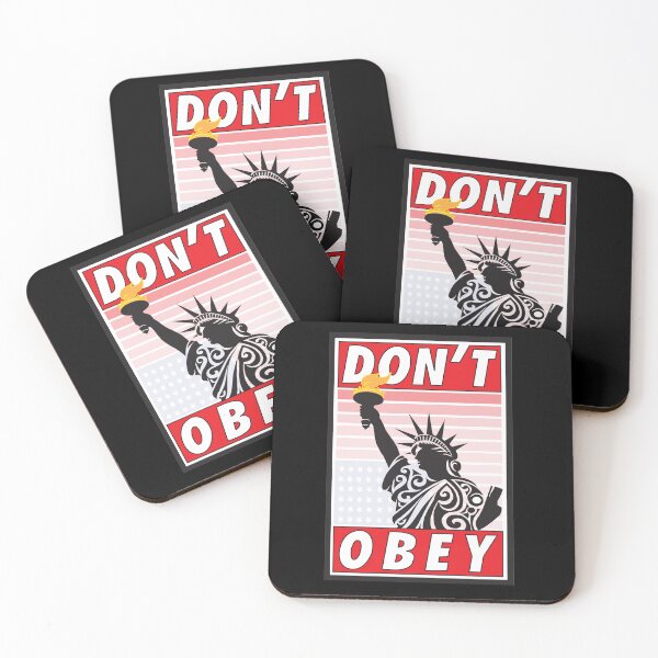 Item preview, Don't Obey! Stressed Liberty designed and sold by DickinsonDesign.