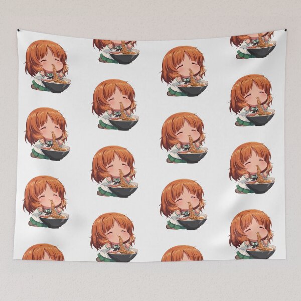 Item preview, Nishizumi Miho Girls Und Panzer Chibi Ramen Bliss designed and sold by mildaclairmo.
