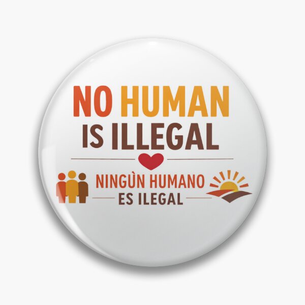 Item preview, No Human is Illegal designed and sold by EastEndTownie.