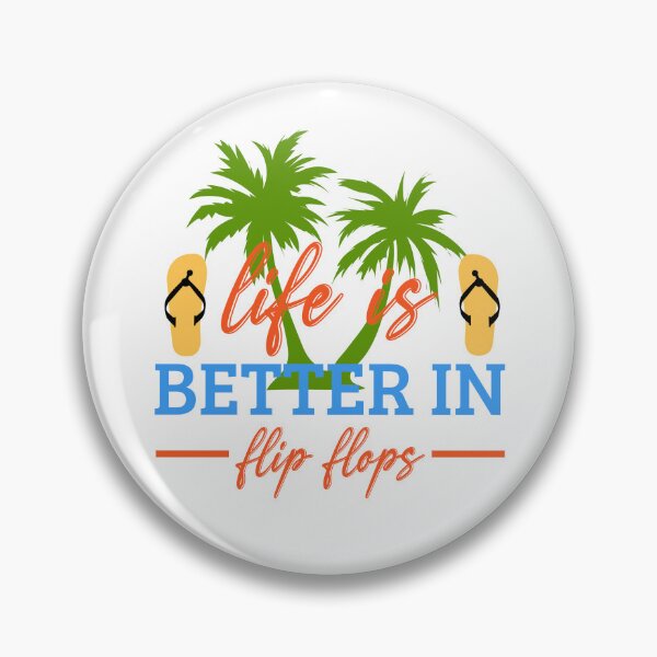 Item preview,  Life Is Better In Flip Flops, Beach Quote, Summer quote designed and sold by DesignHouse07.