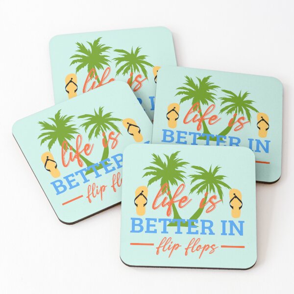 Item preview,  Life Is Better In Flip Flops, Beach Quote, Summer quote designed and sold by DesignHouse07.