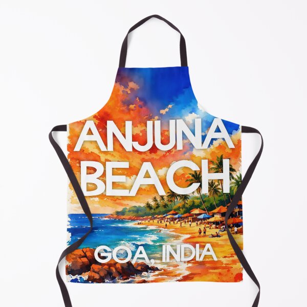 Item preview, Anjuna Beach, Goa, India – Watercolor Beach Poster designed and sold by Sea Gem.