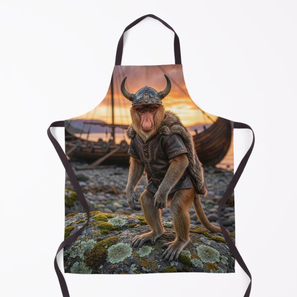 Item preview, Proboscis Monkey Viking Here to Plunder designed and sold by Tridentulus.