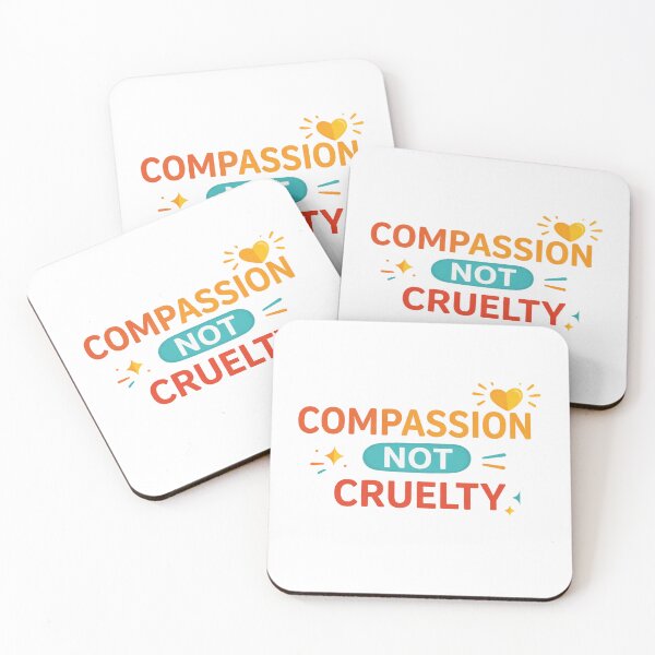 Item preview, Compassion Not Cruelty designed and sold by EastEndTownie.