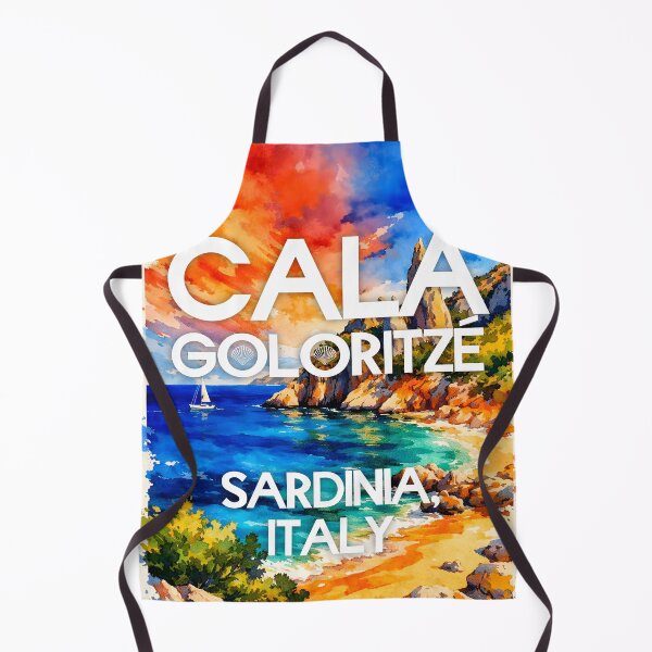 Item preview, Cala Goloritzé, Sardinia, Italy – Watercolor Beach Poster designed and sold by Sea Gem.