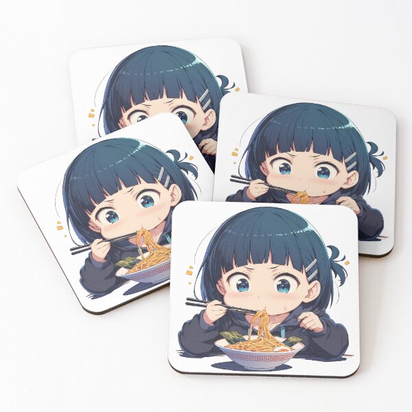 Item preview, Kirigaya Suguha Sword Art Online Chibi Ramen Cozy Kawaii Bite designed and sold by mildaclairmo.