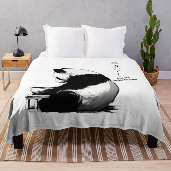 Item preview, Error 404: Bamboo Not Found - Sad Sumi-e Panda (Japanese Kanji) designed and sold by Sumi Tech Lab.