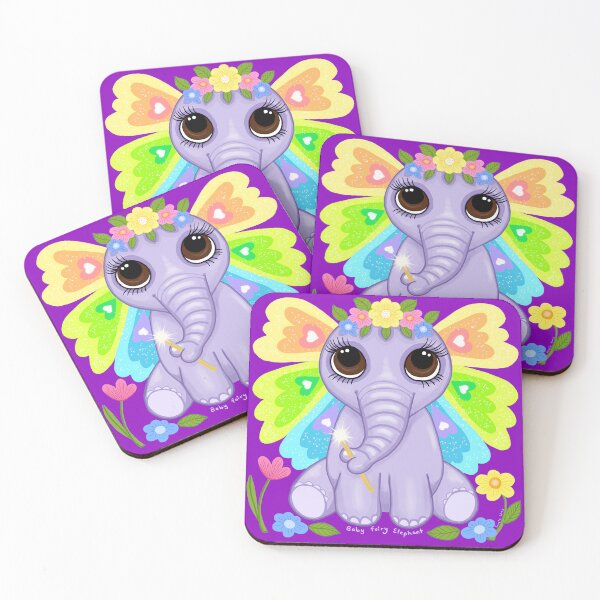 Item preview, Baby fairy elephant designed and sold by Soozie Wray.