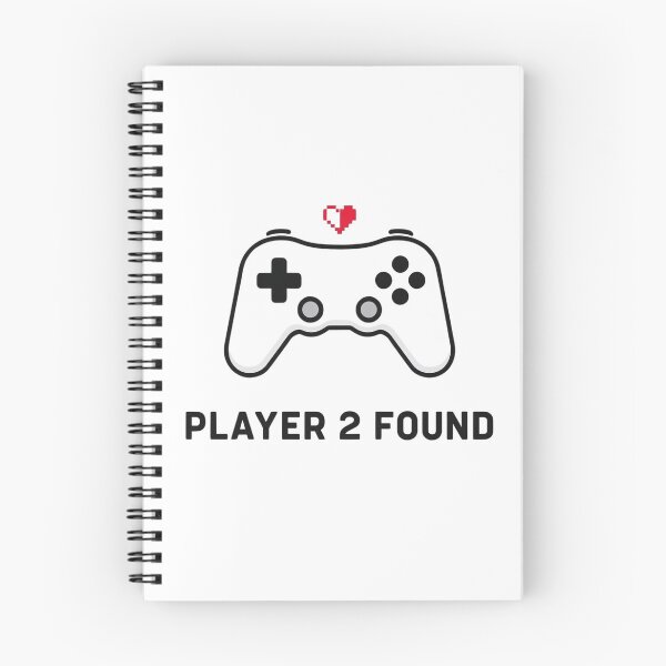 Item preview, Player 2 Found – Gamer Couple Valentine Design designed and sold by TroikaLabs.