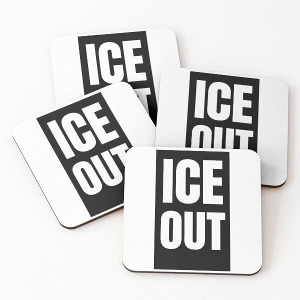 Item preview, ICE OUT – Bold Protest Block Statement Design designed and sold by LEOdesignerArt.