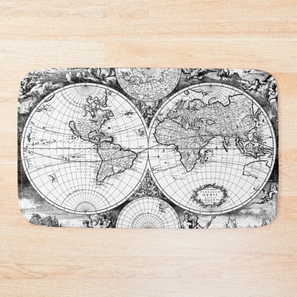 Item preview, Ancient Map of the World designed and sold by Alpha Omega Shop.