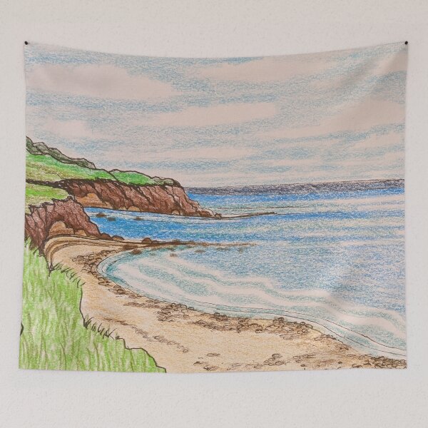 Item preview, Overlooking the Bluff at Sea designed and sold by Matt Starr Fine Art .