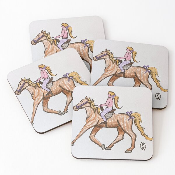 Item preview, Ponytails on girl and pony designed and sold by Matt Starr Fine Art .