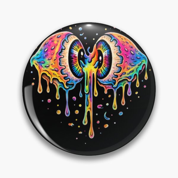 Item preview, Twin Rainbow Melt DJ Eye – EDM Festival Psy Art designed and sold by House-of-Roc.