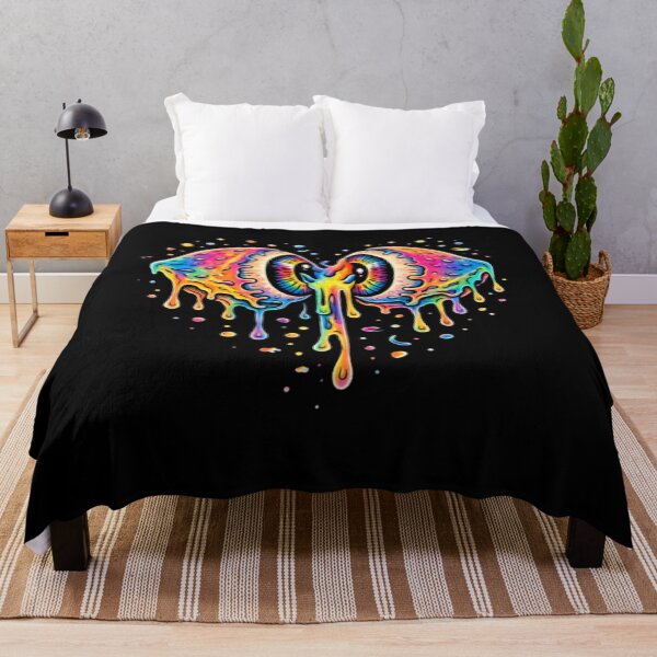 Item preview, Twin Rainbow Melt DJ Eye – EDM Festival Psy Art designed and sold by House-of-Roc.
