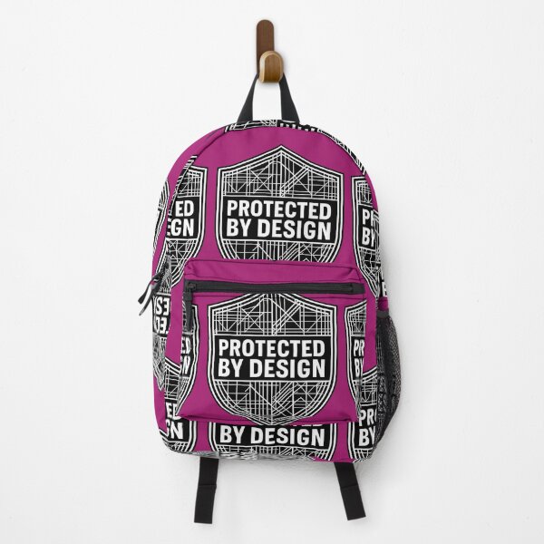 Item preview, Protected by Design - Technical Shield Blueprint Art designed and sold by Urban-InkStudio.